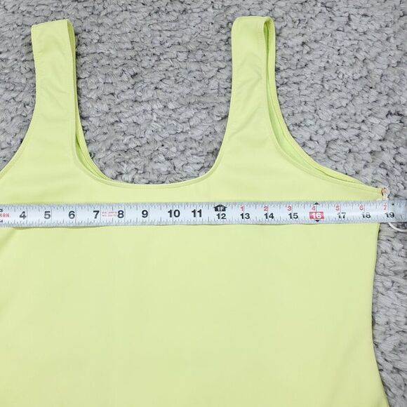 Good American Good Compression Scuba Knit Mini Dress Green Stretch Size 5 2XL - Picture 12 of 13